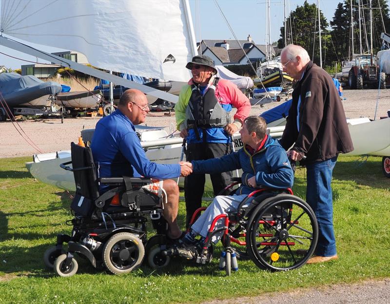 One of the special highlights, making new friends and renewing longstanding ones during the Challenger Scottish Championship - photo © Margaret Purkis