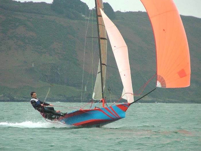 Gavin Sims & Simon Goodwin in their Cherub 'Mango Jam' at the Mayflower Sailing Club Final Fling photo copyright Tom Gruitt / www.fotoboat.com taken at Mayflower Sailing Club and featuring the Cherub class