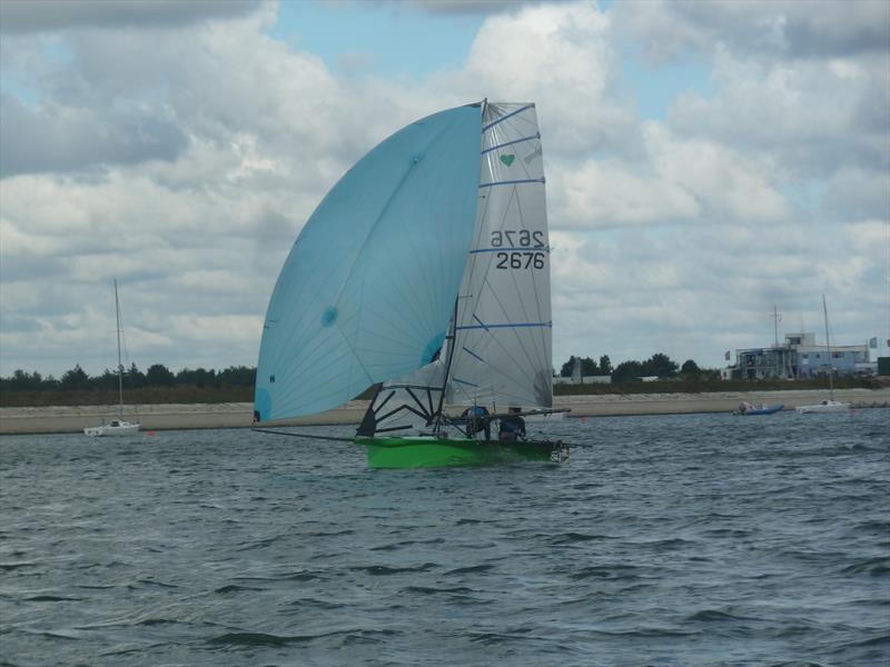 Jamie & Rosie Williamson finish 4th in the Cherub Inlands at Queen Mary photo copyright Charles Wand-Tetley taken at Queen Mary Sailing Club and featuring the Cherub class