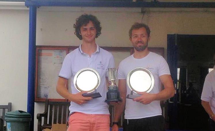 Eddie Briddle & Sam Curtis win the Cherub Nationals at Stone photo copyright UK-Cherub taken at Stone Sailing Club and featuring the Cherub class