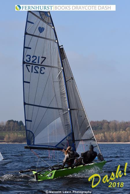 Fernhurst Books Draycote Dash 2018 photo copyright Malcolm Lewin / www.malcolmlewinphotography.zenfolio.com/sail taken at Draycote Water Sailing Club and featuring the Cherub class