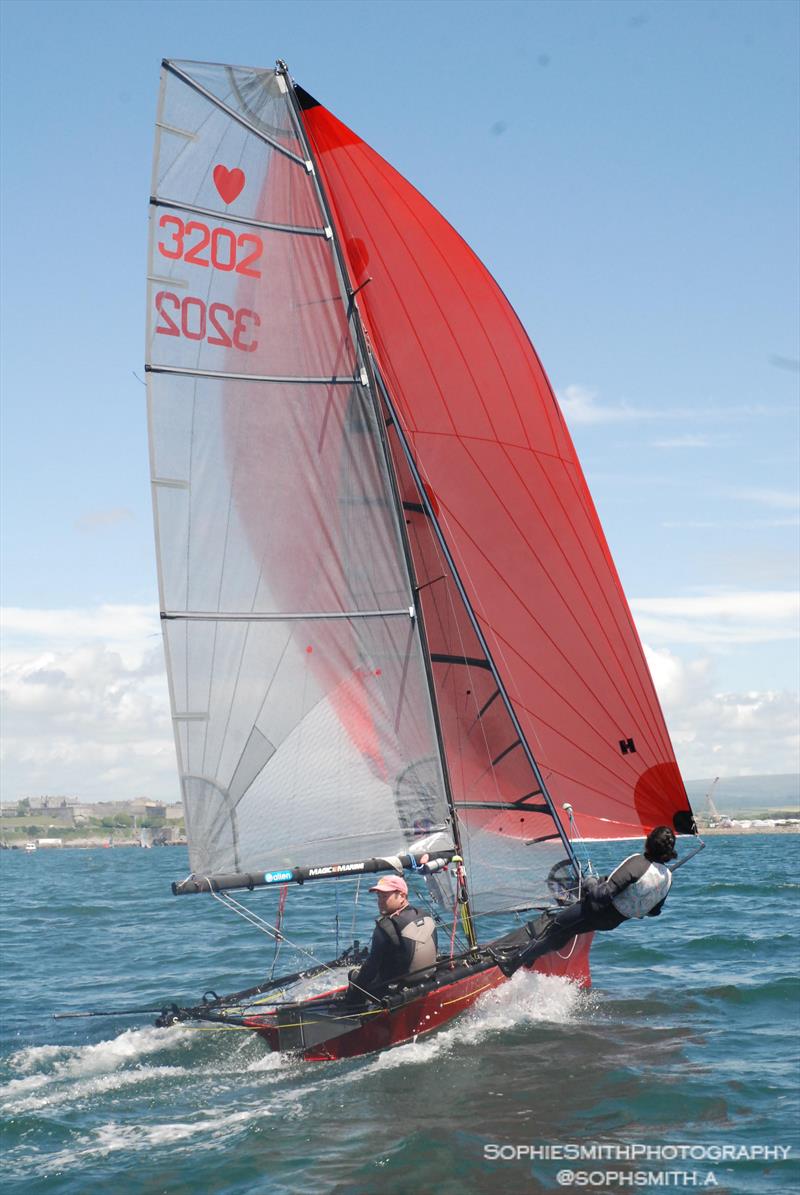 Cherub Nationals in Plymouth photo copyright Sophie Smith taken at Plymouth Youth Sailing Club and featuring the Cherub class