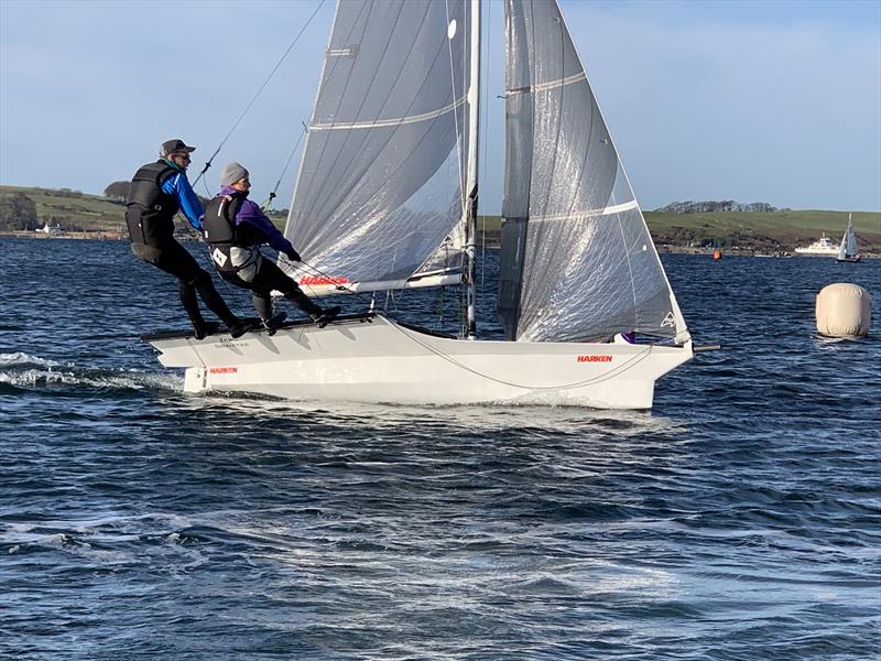 Harken Winter Series at Largs Sailing Club photo copyright Marc Turner / www.pfmpictures.co.uk taken at Largs Sailing Club and featuring the Cherub class