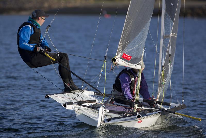 Harken Winter Series at Largs Sailing Club photo copyright Marc Turner / www.pfmpictures.co.uk taken at Largs Sailing Club and featuring the Cherub class