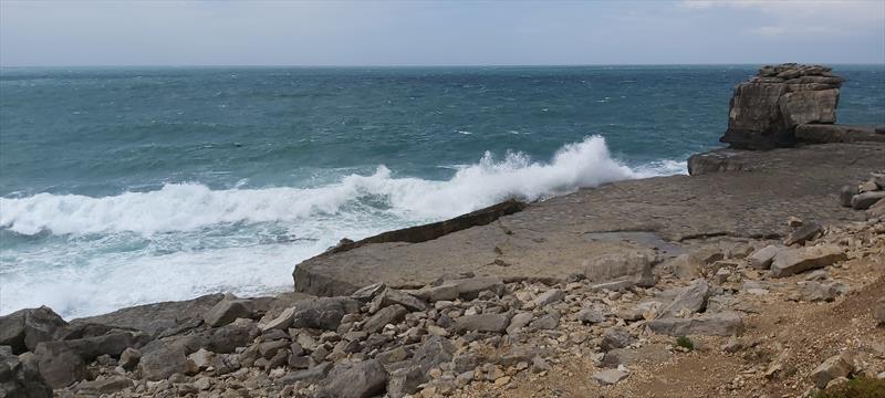 Strong winds on day 1 of the UK Cherub 70th Anniversary Nationals at the WPNSA - photo © James Ruddiman