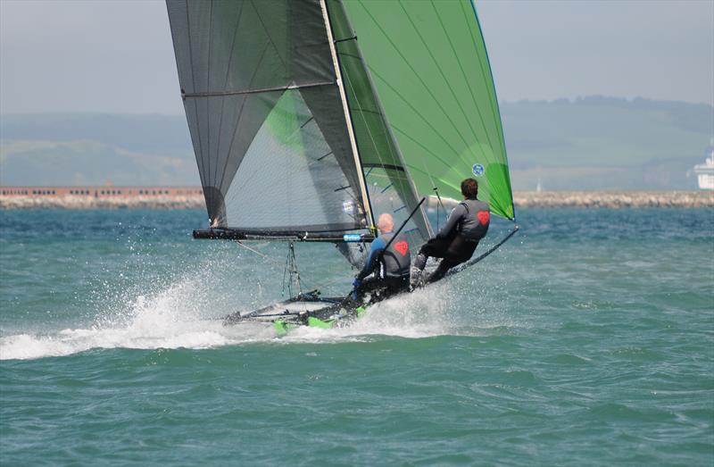 UK Cherub 70th Anniversary Nationals at the WPNSA photo copyright Richard Bowers taken at Weymouth & Portland Sailing Academy and featuring the Cherub class