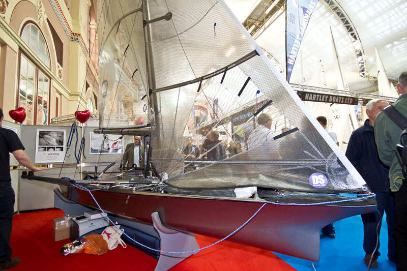 The Cherub ‘Eleanor’ owned by Dean Relph and Simon Jones wins the 2011 Spitfire Premium Ale Concours d’Elegance award at the RYA Volvo Dinghy Show photo copyright Tom Gruitt / Yachts & Yachting taken at RYA Dinghy Show and featuring the Cherub class