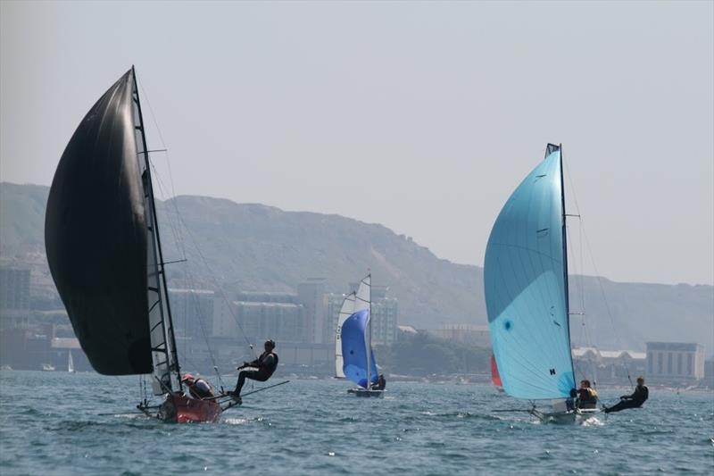 Cherubs at the Weymouth Regatta photo copyright Richard White taken at Castle Cove Sailing Club and featuring the Cherub class