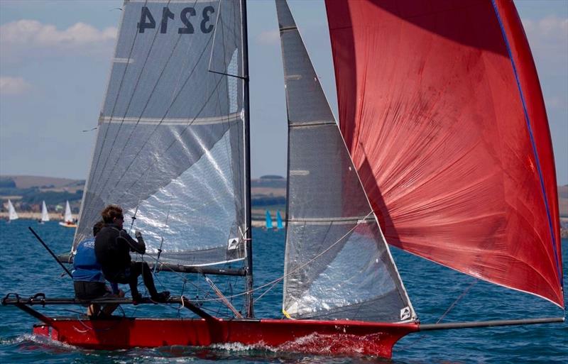 Cherubs at the Weymouth Dinghy Regatta 2018 photo copyright Richard White taken at Weymouth Sailing Club and featuring the Cherub class