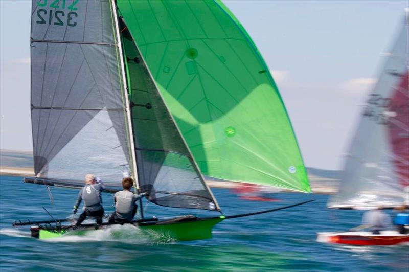 Cherubs at the Weymouth Dinghy Regatta 2018 photo copyright Richard White taken at Weymouth Sailing Club and featuring the Cherub class