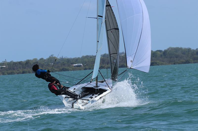 Nice Aft - 57th Cherub Australian Championship photo copyright Andrew Glassock taken at Darling Point Sailing Squadron and featuring the Cherub class