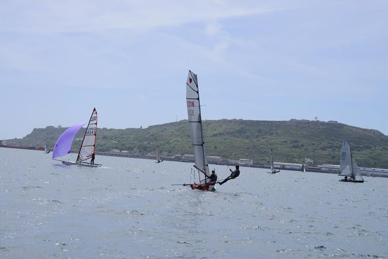 Cherubs at the Weymouth Skiff Open 2022 photo copyright Rich Bowers taken at Weymouth & Portland Sailing Academy and featuring the Cherub class