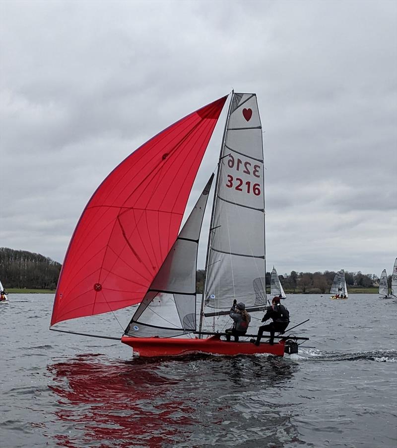 Rutland Skiff Open 2023 photo copyright Rutland Sailing Club taken at Rutland Sailing Club and featuring the Cherub class