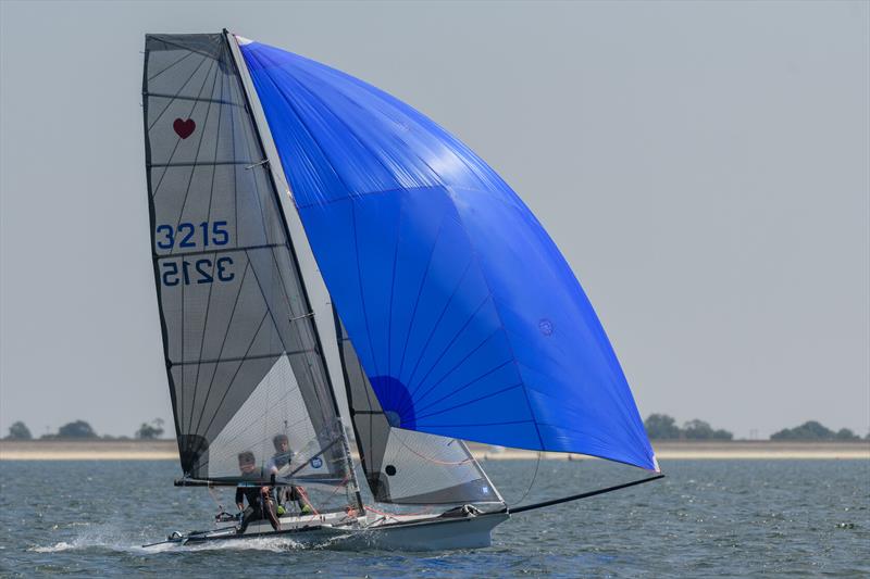 The winning Cherub of Jonny O'Connor and Alex Harris - Grafham Asymmetric Challenge - photo © Paul Sanwell / OPP