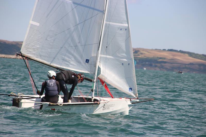 Cherub UK Nationals at Castle Cove photo copyright Aiden Alderson taken at Castle Cove Sailing Club and featuring the Cherub class