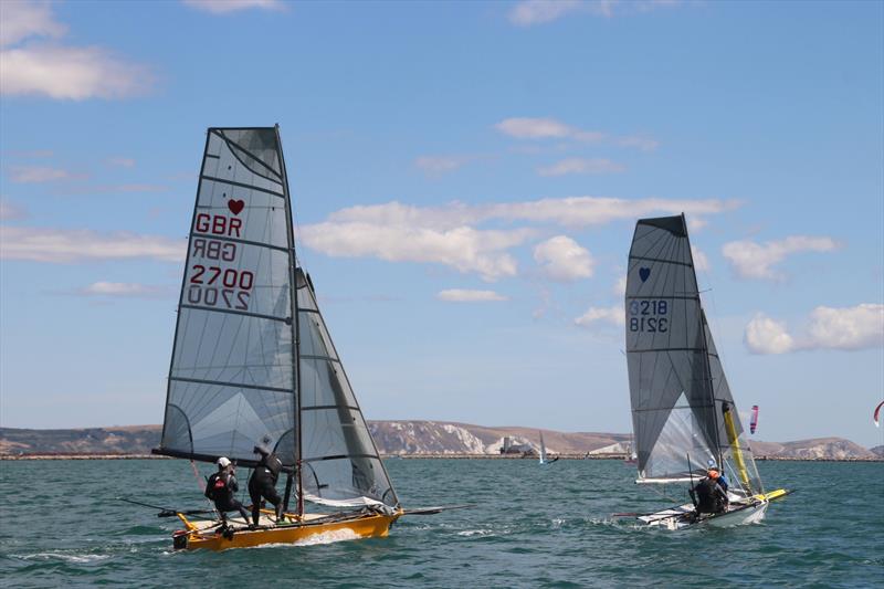 Cherub UK Nationals at Castle Cove photo copyright Aiden Alderson taken at Castle Cove Sailing Club and featuring the Cherub class