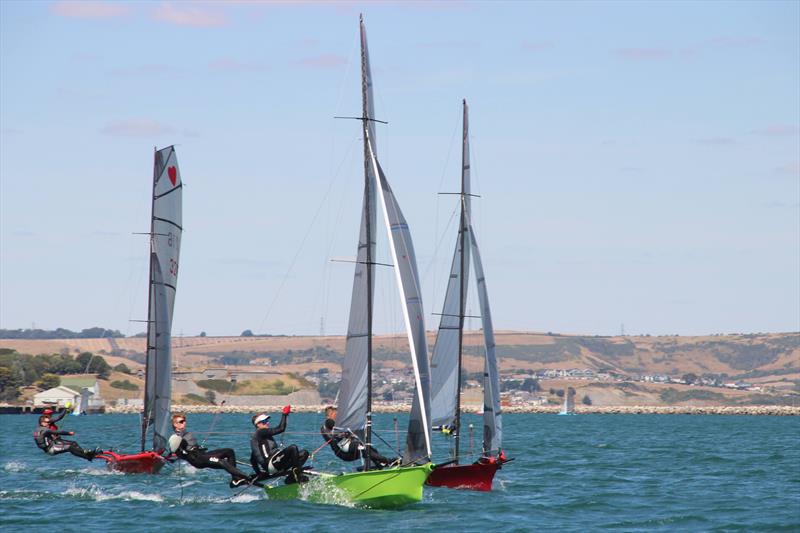 Cherub UK Nationals at Castle Cove photo copyright Aiden Alderson taken at Castle Cove Sailing Club and featuring the Cherub class