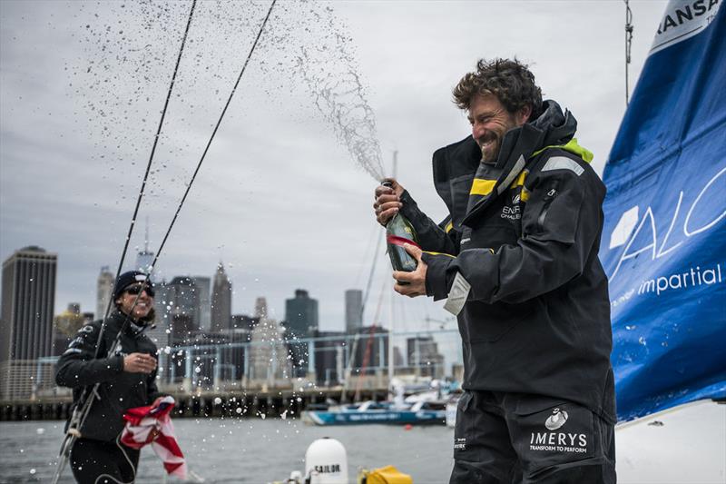 Phil Sharp finishes in The Transat bakerly 2016 - photo © OC Sport