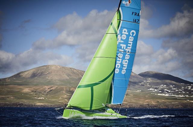 Halvard Mabire & Miranda Merron's Class40, Campagne de France at the start of the RORC Transatlantic Race - photo © RORC / James Mitchell