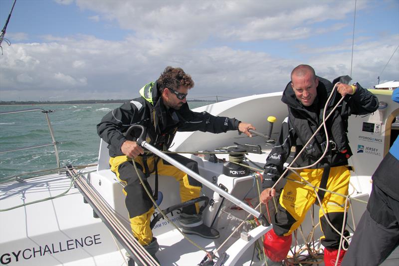 Phil Sharp training ahead of the Rolex Fastnet Race - photo © Mark Jardine / YachtsandYachting.com