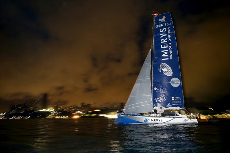 Phil Sharp and Pablo Santurde on Imerys Clean Energy finish 3rd in the Class 40s in the Transat Jacques Vabre 2017 - photo © Jean-Marie Liot / ALeA / TJV