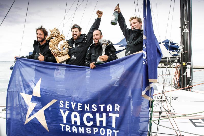 Line honours for Imerys Clean Energy in the Sevenstar Round Britain and Ireland Race photo copyright Paul Wyeth / RORC taken at Royal Ocean Racing Club and featuring the Class 40 class