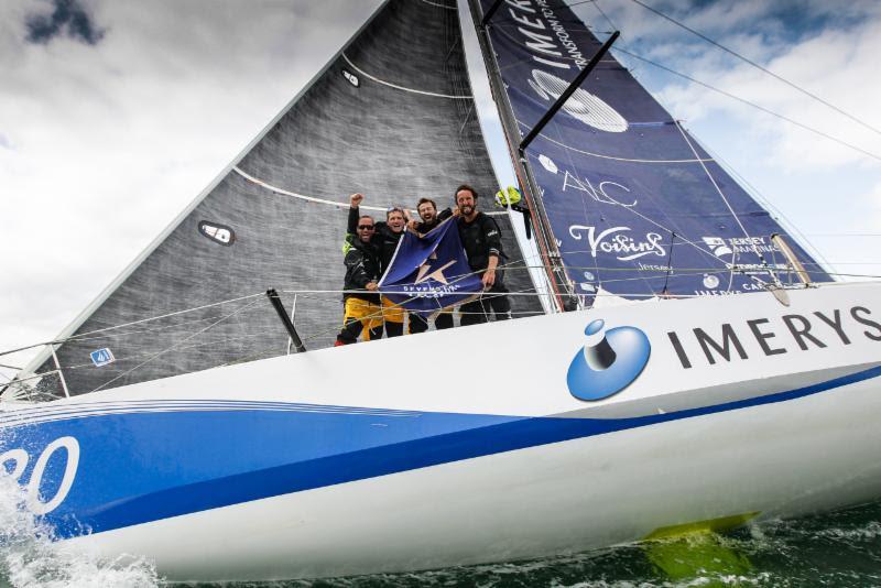 Line honours for Imerys Clean Energy in the Sevenstar Round Britain and Ireland Race photo copyright Paul Wyeth / RORC taken at Royal Ocean Racing Club and featuring the Class 40 class