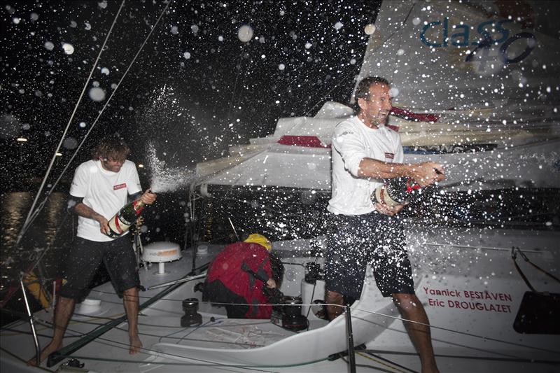 Aquarelle.com, Class40 winner of the Transat Jacques Vabre 2011 photo copyright Alexis Courcoux / Transat Jacques Vabre taken at  and featuring the Class 40 class