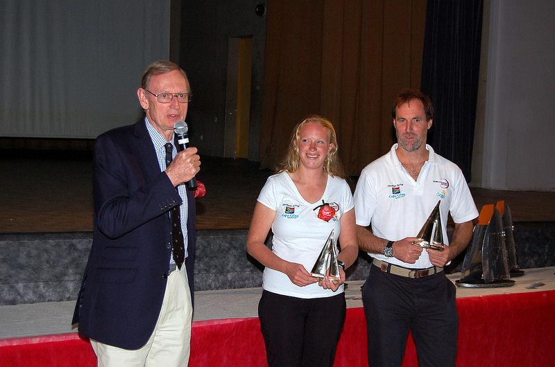 Global Ocean Race prize giving photo copyright Global Ocean Race taken at  and featuring the Class 40 class