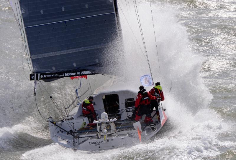 Team Concise's Class40 Concise 8 hope to snatch back the 40ft or under race record  photo copyright Rick Tomlinson / www.rick-tomlinson.com taken at Royal Ocean Racing Club and featuring the Class 40 class