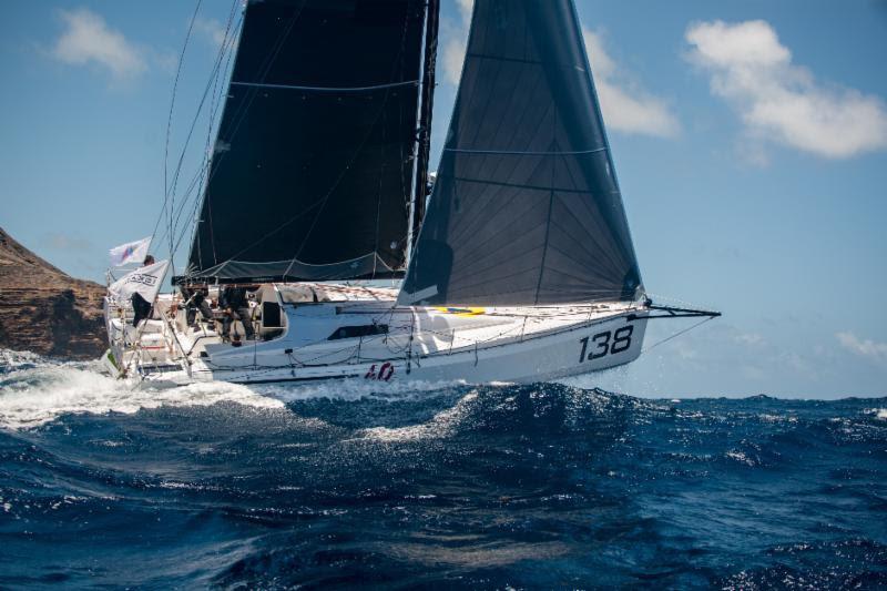 Arnt Bruhns Class40 Iskareen - Antigua Bermuda Race - Day 1 - photo © Ted Martin