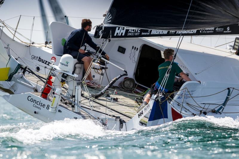 In a light airs race, Overall Line Honours and the win in the Class40 Division went to Tony Lawson's Concise 8, skippered by Jack Trigger photo copyright RORC / Paul Wyeth taken at Royal Ocean Racing Club and featuring the Class 40 class