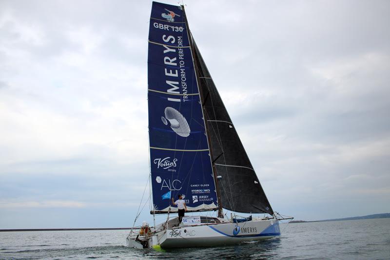 Imerys Clean Energy soon after crossing the finish line - Drheam Cup photo copyright Phil Sharp Racing taken at  and featuring the Class 40 class