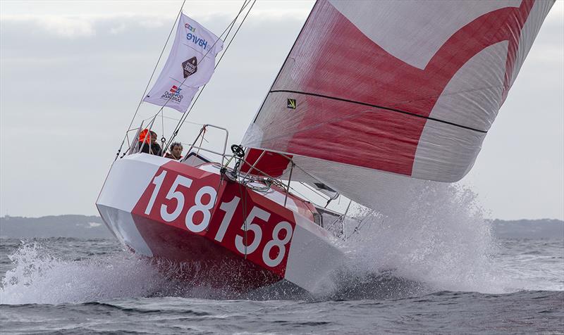 French skippers Ian Lipinski and Adrien Hardy are sailing on the Class 40 - Transat Jacques Vabre photo copyright Christophe Breschi taken at  and featuring the Class 40 class