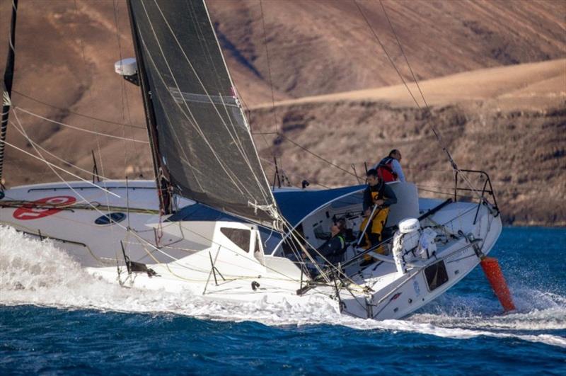 Current leading monohull - Olivier Magre's Class40 Palanad 3 - RORC Transatlantic Race - photo © James Mitchell / RORC