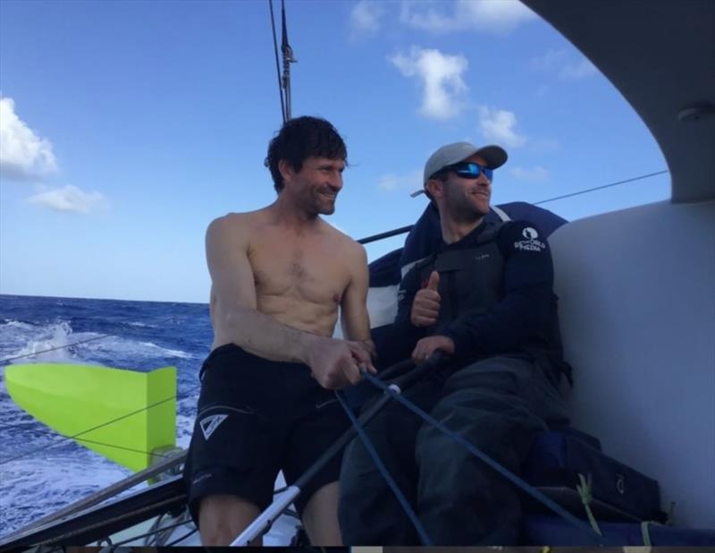 Class40 Redman also reports problems with Sargassum seaweed during the RORC Transatlantic Race - photo © Antoine Carpentier Sailing