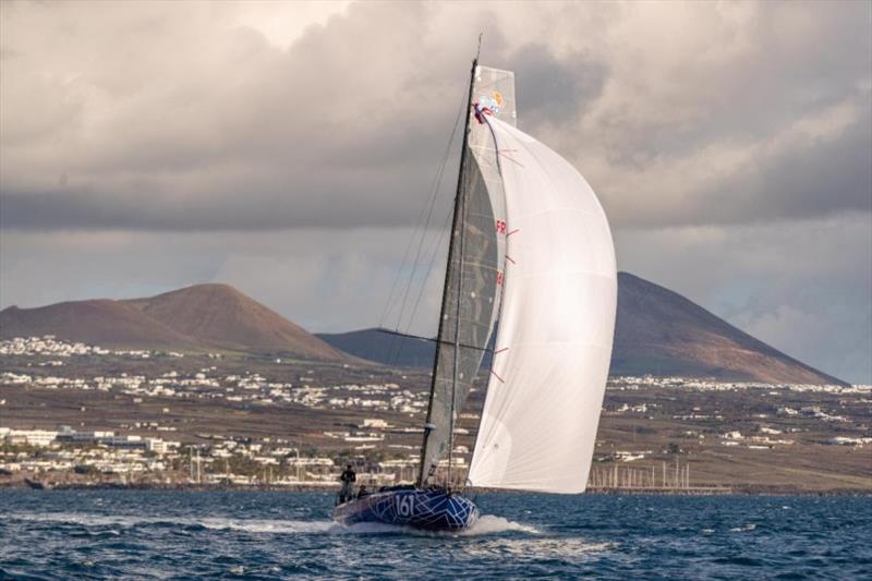 Antoine Carpentier's Class40 Redman at the start of the 2021 RORC Transatlantic Race from Puerto Calero, Lanzarote to Antigua - photo © James Mitchell / RORC