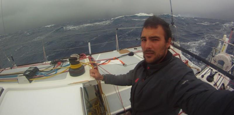 Pacific and Atlantic Ocean – Hugo Ramon photo copyright Global Solo Challenge taken at  and featuring the Class 40 class