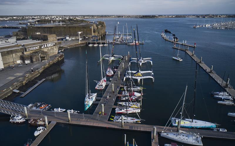 TJV fleet in Lorient photo copyright Anne BEAUGÉ taken at  and featuring the Class 40 class