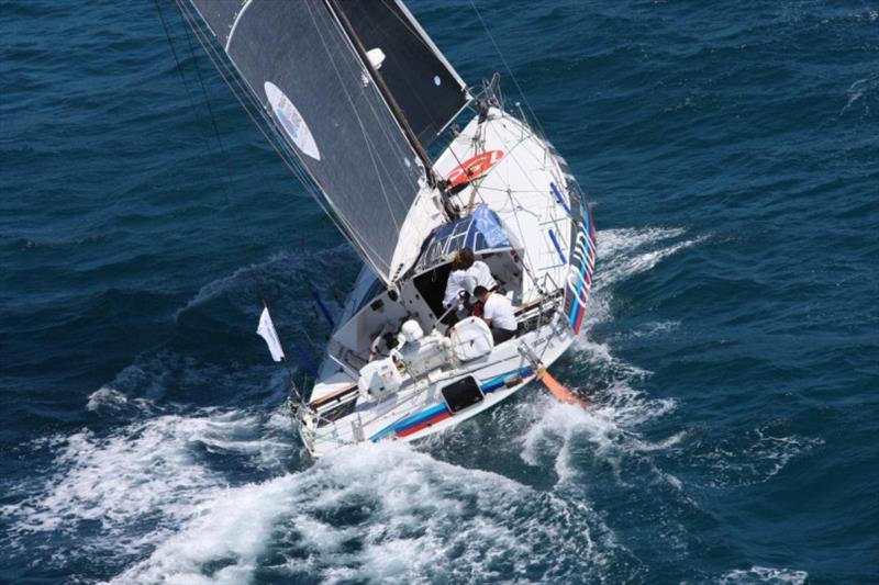 Leading Class40 Charles-Louis Mourruau's Guidi (FRA) - 2022 RORC Caribbean 600 photo copyright Rick Tomlinson / www.rick-tomlinson.com taken at Royal Ocean Racing Club and featuring the Class 40 class