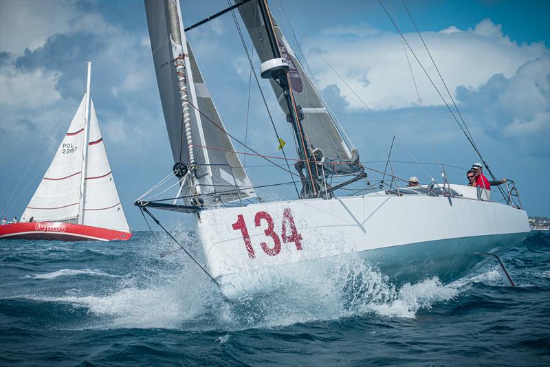 Class40 Vicitan took first place across the board at this year's Regatta, working with only 4 crew compared to the fellow Class40s who ran 9-10 at the St. Maarten Heineken Regatta photo copyright Laurens Morel taken at Sint Maarten Yacht Club and featuring the Class 40 class