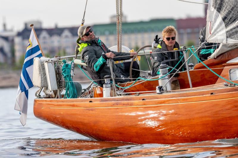 Santtu Parikka's Classic S&S 40 Pam  photo copyright Pepe Korteniemi taken at Royal Ocean Racing Club and featuring the Class 40 class