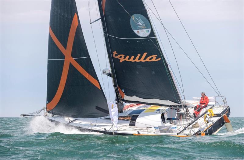 The 2014 Sam Manuard designed Tquila is expected to be racing with a team led by James McHugh and the British multiple world record Brian Thompson - photo © Jean-Marie Liot / CIC Normandy Channel Race