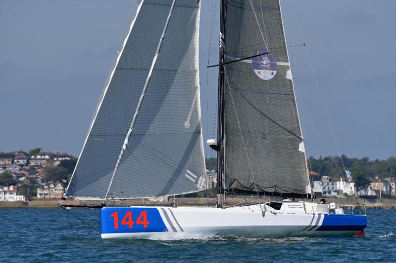 Greg Leonard's Sam Manuard designed Kite built in 2015 for Maxime Sorel, winning the 2017 Rolex Fastnet Race and Transat Jacques Vabre photo copyright Rick Tomlinson / www.rick-tomlinson.com taken at Royal Ocean Racing Club and featuring the Class 40 class