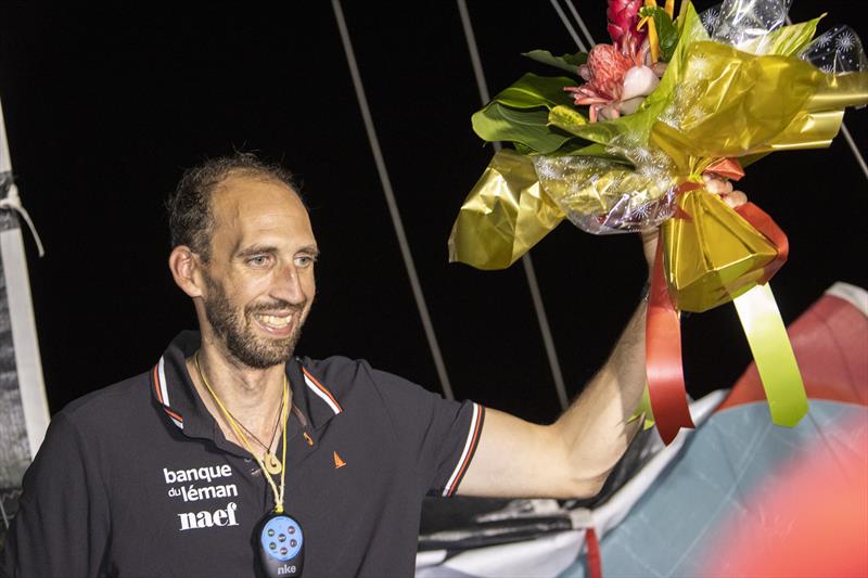 Simon Koster (Banque de Léman) finishes the Route du Rhum-Destination Guadeloupe - photo © Alexis Courcoux / #RDR2022