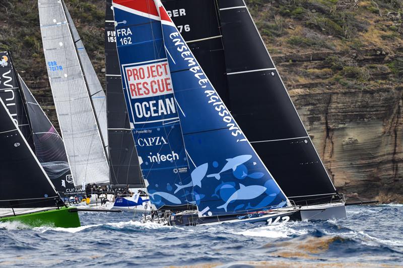 Axel Trehin's Class40 Project Rescue Ocean (FRA) starts the 14th RORC Caribbean 600 photo copyright James Tomlinson taken at Royal Ocean Racing Club and featuring the Class 40 class