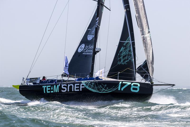 Groupe SNEF during the CIC Normandy Channel Race photo copyright Jean-Marie LIOT Images #CICNCR2023 taken at  and featuring the Class 40 class