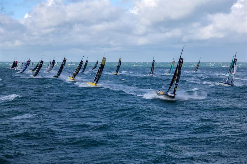 Class 40 start of Transat Jacques Vabre in Le Havre, France, on October 29, 2023 - photo © Jean-Marie Liot