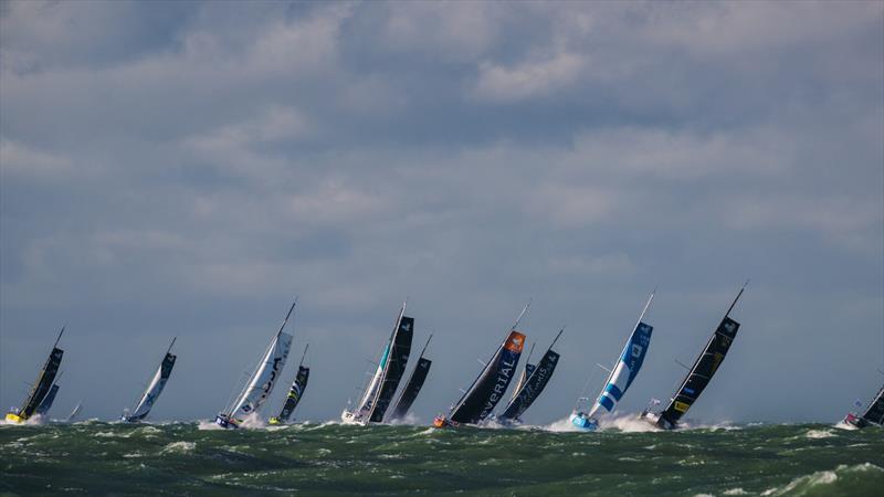 Transat Jacques Vabre Normandie Le Havre photo copyright Jean-Louis Carli / Alea taken at  and featuring the Class 40 class