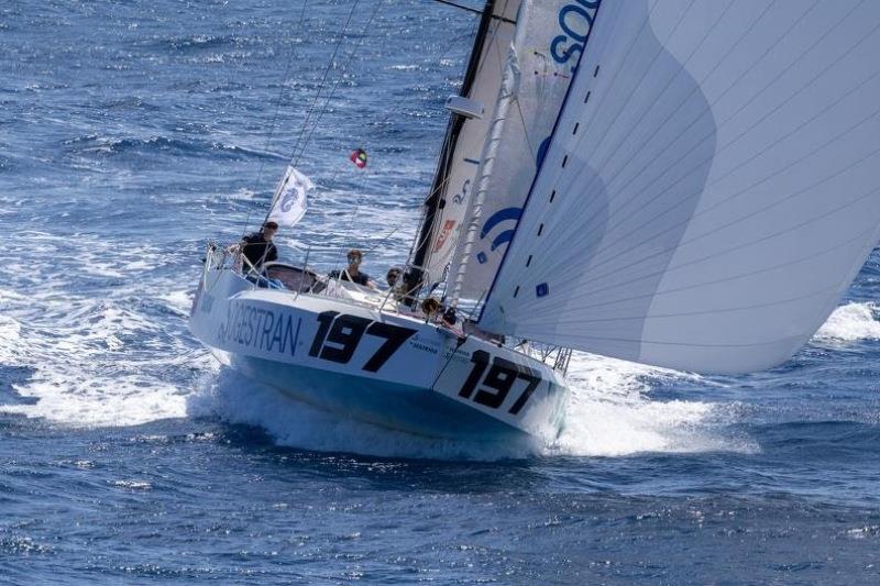 Sogestran Seafrigo LHOR One (FRA), skippered by Guillaume Pirouelle - RORC Caribbean 600 photo copyright Tim Wright / Photoaction.com taken at Royal Ocean Racing Club and featuring the Class 40 class